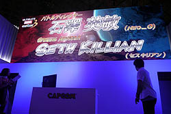 画像ギャラリー No.008のサムネイル画像 / ［TGS 2011］「ULTIMATE MARVEL VS. CAPCOM 3」に新キャラ「バージル」「アイアンフィスト」が参戦。“NEO-G vs. セス・キリアン”のガチ対決も披露されたステージイベント 