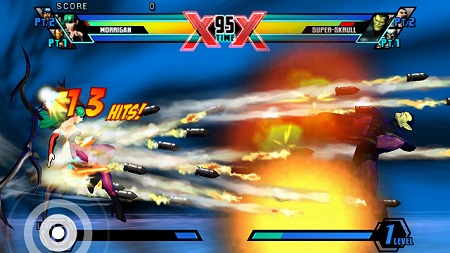 画像ギャラリー No.005のサムネイル画像 / PS Vita版「ULTIMATE MARVEL VS. CAPCOM 3」のタッチパネルや「near」を使った機能を紹介。Wi-Fi通信では対戦だけでなく観戦も可能