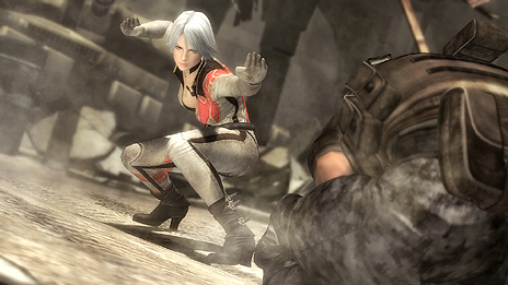 画像ギャラリー No.005のサムネイル画像 / 「DEAD OR ALIVE 5」の最新ムービー＆SSが公開に。市街戦がモチーフのステージで，クリスティとバイマンが激突
