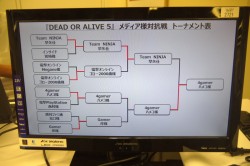 画像ギャラリー No.010のサムネイル画像 / ラスボスはまさかの早矢仕P。本日発売の「DEAD OR ALIVE 5」,読者プレゼントをかけたメディア対抗戦の模様をムービーでお届け