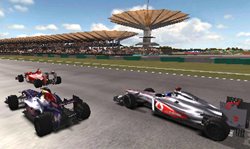 画像ギャラリー No.003のサムネイル画像 / ニンテンドー3DS版「F1 2011」が本日発売。3DSでレースシーンがどのように映し出されるのかが分かるムービーを4GamerにUp