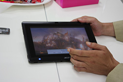 画像ギャラリー No.007のサムネイル画像 / ［TGS 2011］タブレットPCで動いてるゥ！ 「三國志12」が動いているところをコッソリ見せてもらっちゃいました