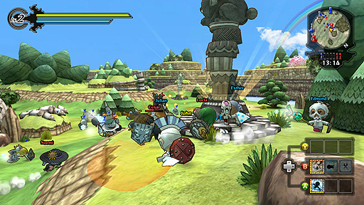 画像ギャラリー No.003のサムネイル画像 / ［E3 2012］Xbox LIVE アーケード「Happy Wars」のデモプレイをチェック。15対15，計30体の2頭身キャラクターが入り乱れて戦うオンラインアクション