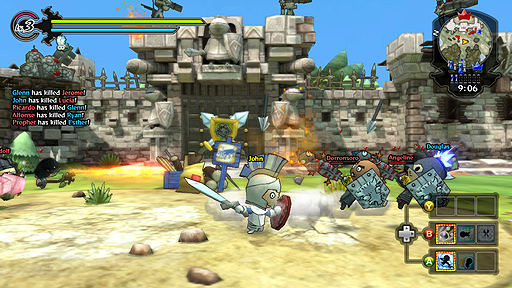 画像ギャラリー No.006のサムネイル画像 / ［E3 2012］Xbox LIVE アーケード「Happy Wars」のデモプレイをチェック。15対15，計30体の2頭身キャラクターが入り乱れて戦うオンラインアクション