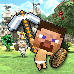 画像ギャラリー No.001のサムネイル画像 / 「Happy Wars」が「Minecraft」とコラボ。クリーパーの姿で敵を追いかけろ