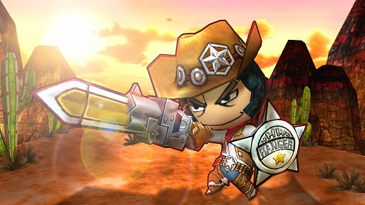 画像ギャラリー No.003のサムネイル画像 / 「Happy Wars」が「Minecraft」とコラボ。クリーパーの姿で敵を追いかけろ