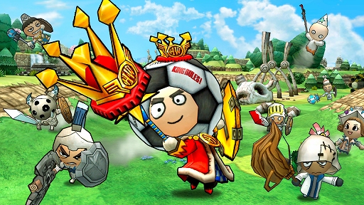 画像ギャラリー No.001のサムネイル画像 / 「Happy Wars」，ダッシュ攻撃のリーチに優れた騎乗動物「キリン」が登場