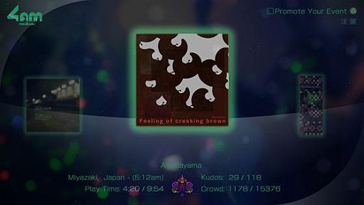 画像ギャラリー No.010のサムネイル画像 / 「PixelJunk 4am」がPS Storeで明日配信。自分の部屋をライブ会場にしよう