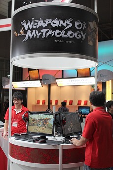 画像ギャラリー No.002のサムネイル画像 / ［TGS 2011］台湾のゲームメーカー「XPEC」ブースレポート。武侠系3D MMORPGとブラウザゲーム2本の新作を出展