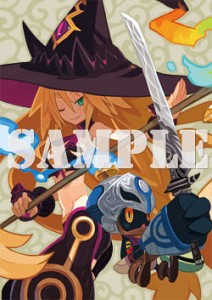 画像ギャラリー No.006のサムネイル画像 / 「魔女と百騎兵」,購入特典を公開。セクシーな魔女様のテレカやタペストリーなど
