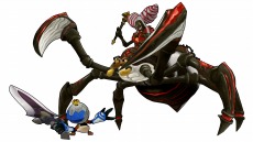 画像ギャラリー No.029のサムネイル画像 / 「魔女と百騎兵」。冒険の舞台「ミデア」やゲームシステム「捕食」と「捕縛」などに関する最新情報を公開。9名のキャストによるコメントも掲載だ