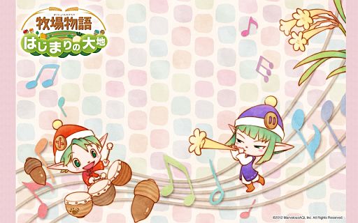 画像ギャラリー No.001のサムネイル画像 / 「牧場物語 はじまりの大地」，発売を記念した描き下ろし壁紙の第2弾を配信