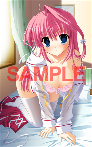 画像ギャラリー No.001のサムネイル画像 / 「Gift -prism-」店舗別購入特典のテレカや図書カードのイラストが公開に＆公式サイトでキャラクター人気投票開催中。Twitterアイコンの配布も開始