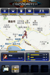画像ギャラリー No.004のサムネイル画像 / すれ違ったら，まずバトる。“KOF”を題材とした位置情報連動ゲーム「THE KING OF FIGHTERS ENCOUNTER」の配信がスタート 