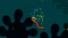 画像ギャラリー No.005のサムネイル画像 / Wiiウェア「PENTA TENTACLES」配信中。触手の生えた生命体を操作して成長させるアクションゲーム。触手の独特な動きとゆったりしたサウンドが魅力