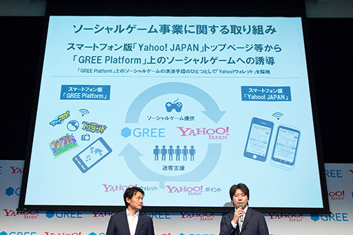 画像ギャラリー No.006のサムネイル画像 / ヤフー&グリー,業務提携を発表。ゲームを含めたエンターテイメント分野での事業拡大を目指す