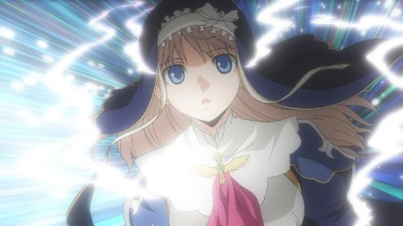 画像ギャラリー No.034のサムネイル画像 / 「シャイニング・ブレイド」3人目の主人公リックは，霊刃に変身する3人の少女と共に戦う。黒猫リンリンの人型バージョンも