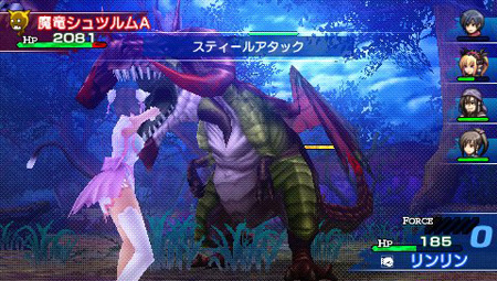 画像ギャラリー No.049のサムネイル画像 / 「シャイニング・ブレイド」3人目の主人公リックは，霊刃に変身する3人の少女と共に戦う。黒猫リンリンの人型バージョンも