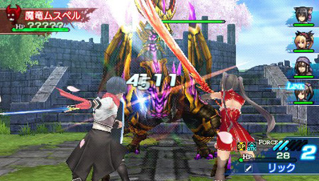 画像ギャラリー No.050のサムネイル画像 / 「シャイニング・ブレイド」3人目の主人公リックは，霊刃に変身する3人の少女と共に戦う。黒猫リンリンの人型バージョンも