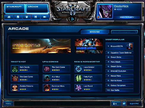 画像ギャラリー No.002のサムネイル画像 / 「StarCraft II: Heart of the Swarm」の新情報がBlizzConで公開,MODに簡単にアクセスできる新たなサービス「Blizzard Arcade」が発表