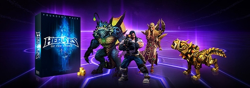 画像ギャラリー No.003のサムネイル画像 / Blizzardの新作MOBA「Heroes of the Storm」,クローズドβテストに今すぐ参加できるアクセスキーを同梱した「Founder's Pack」が発売