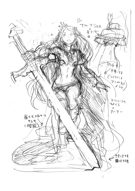 画像ギャラリー No.014のサムネイル画像 / 西村キヌ氏渾身のデザインで贈るベルトアクションRPG「CODE OF PRINCESS」，アガツマ・エンタテインメントより来春発売