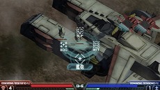 画像ギャラリー No.005のサムネイル画像 / 「機動戦士ガンダム 木馬の軌跡」，戦場や攻撃目標によって局地戦は「対艦戦」か「制圧戦」に突入。メガ粒子砲を撃てるコマンド「砲撃」も明らかに
