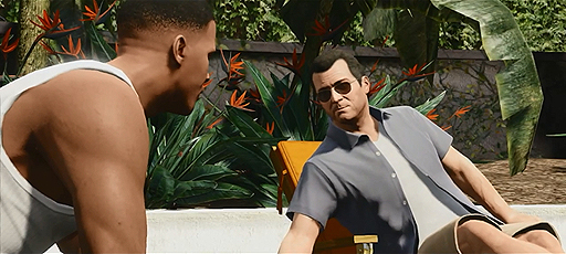 画像ギャラリー No.002のサムネイル画像 / 「Grand Theft Auto V」の最新トレイラーが公開。マイケル/トレヴァー/フランクリンはどのような経緯で“仕事”に手を染めるのか