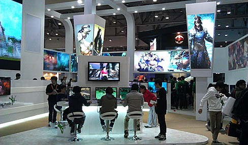 画像ギャラリー No.001のサムネイル画像 / ［G-Star 2011］Wemadeの新作「天龍記」を体験プレイ。技をつなげてテンポ良く戦っていく気持ちよさを，MMORPGとして実現した作品