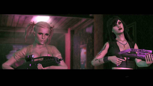 画像ギャラリー No.014のサムネイル画像 / PS3「The House of The Dead: OVERKILL」のCHAPTER2「NAKED TERROR Director’s Cut」を紹介。劇場から脱出を試みるのは二人の美人ダンサー
