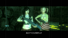 画像ギャラリー No.023のサムネイル画像 / PS3「The House of The Dead: OVERKILL」のCHAPTER2「NAKED TERROR Director’s Cut」を紹介。劇場から脱出を試みるのは二人の美人ダンサー
