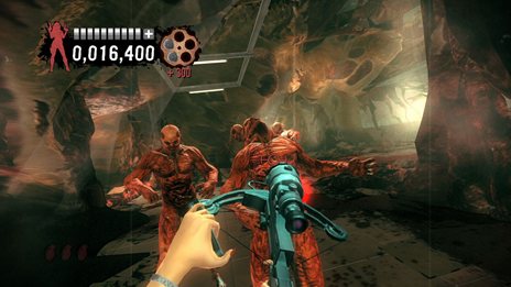 画像ギャラリー No.004のサムネイル画像 / 「The House of The Dead: OVERKILL Director's Cut」，PS3版で追加された武器や英語字幕を使ったミニゲーム要素などが公開に