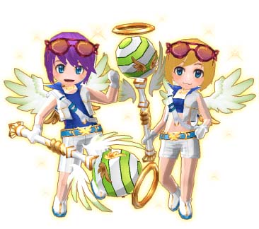 画像ギャラリー No.002のサムネイル画像 / 「エレメンタルナイツオンラインR」でイベント“舞い降りたおしゃれ天使長(自称)シャレーネ登場!”開始