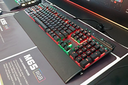 画像ギャラリー No.003のサムネイル画像 / ［COMPUTEX］七色に光るCherry MXキースイッチ搭載キーボードは，なぜCorsairから登場するのか。CherryとCorsairの担当者に聞く