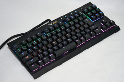 画像ギャラリー No.042のサムネイル画像 / 「Cherry MX RGB」搭載のCorsair製ゲーマー向けキーボード「K65 RGB」を試す。「光り方を徹底的にカスタマイズできる」とは，こういうことだ!?