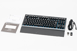 画像ギャラリー No.005のサムネイル画像 / 【PR】Corsairが満を持して放つワイヤレス10キーレスキーボード「K63 Wireless」は，謳い文句どおりの高機能＆低遅延が魅力