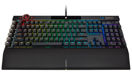画像ギャラリー No.002のサムネイル画像 / Corsair,新フラグシップキーボード「K100」を発表。キー入力のスキャンとレポートレートを4000Hzに高速化