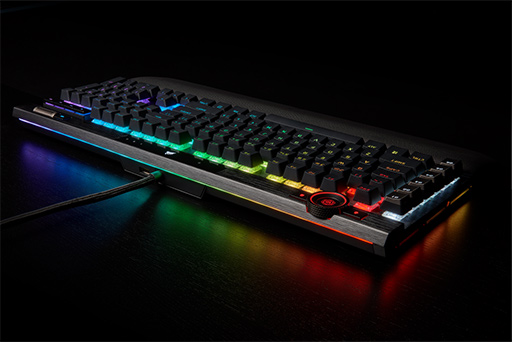 画像ギャラリー No.004のサムネイル画像 / Corsair,新フラグシップキーボード「K100」を発表。キー入力のスキャンとレポートレートを4000Hzに高速化