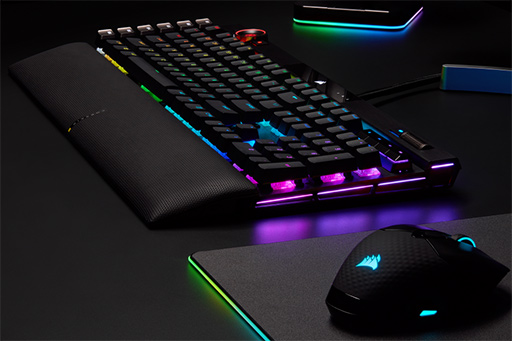 画像ギャラリー No.005のサムネイル画像 / Corsair,新フラグシップキーボード「K100」を発表。キー入力のスキャンとレポートレートを4000Hzに高速化