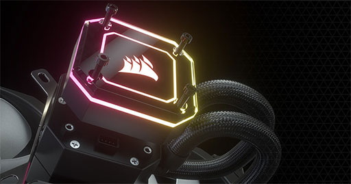 画像ギャラリー No.002のサムネイル画像 / 低消費電力なカラーLEDを備えたCorsair製簡易液冷CPUクーラーが発売