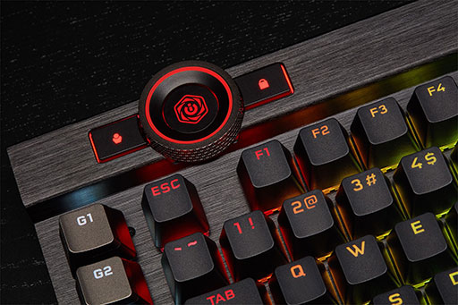 画像ギャラリー No.008のサムネイル画像 / Bluetoothと有線で同時接続できるCorsair製ヘッドセット「HS70 BLUETOOTH」と高速入力を謳うキーボード「K100 RGB」が発売