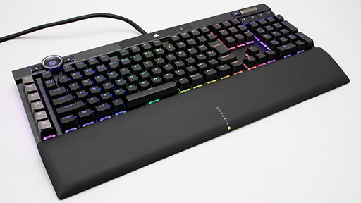 画像ギャラリー No.003のサムネイル画像 / 【PR】Corsairのフラッグシップキーボード「K100 RGB」は,光学式キースイッチと高速レポートレートでeスポーツゲーマーにお勧めしたい