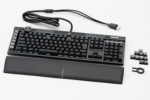 画像ギャラリー No.004のサムネイル画像 / 【PR】Corsairのフラッグシップキーボード「K100 RGB」は,光学式キースイッチと高速レポートレートでeスポーツゲーマーにお勧めしたい