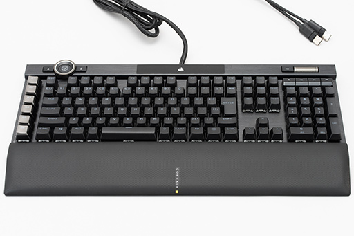 画像ギャラリー No.007のサムネイル画像 / 【PR】Corsairのフラッグシップキーボード「K100 RGB」は,光学式キースイッチと高速レポートレートでeスポーツゲーマーにお勧めしたい