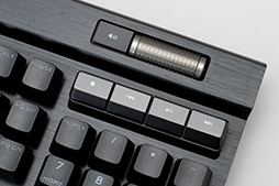 画像ギャラリー No.011のサムネイル画像 / 【PR】Corsairのフラッグシップキーボード「K100 RGB」は,光学式キースイッチと高速レポートレートでeスポーツゲーマーにお勧めしたい