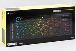 画像ギャラリー No.035のサムネイル画像 / 【PR】Corsairのフラッグシップキーボード「K100 RGB」は,光学式キースイッチと高速レポートレートでeスポーツゲーマーにお勧めしたい