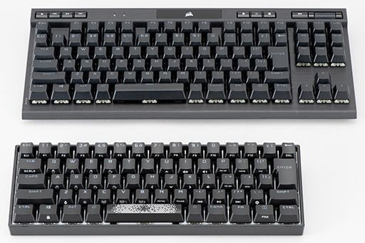 画像ギャラリー No.006のサムネイル画像 / 【PR】Corsairのミニキーボード「K65 RGB MINI」は,60%のサイズとハイエンド並みのスペックを両立した製品だ