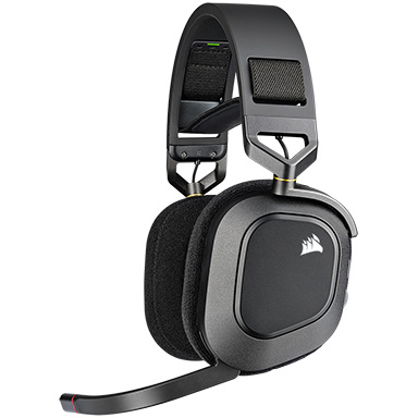 画像ギャラリー No.001のサムネイル画像 / Corsair，新型ワイヤレスヘッドセット「HS80」を発表。PS5の立体音響技術「Tempest 3D Audio」に対応