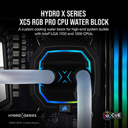 画像ギャラリー No.001のサムネイル画像 / LGA1700対応モデルなどLED内蔵のCorsair製液冷ブロックが国内発売