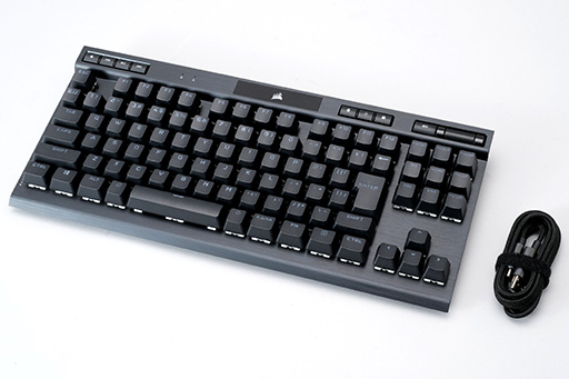 画像ギャラリー No.005のサムネイル画像 / 【PR】Corsairの新型10キーレス「K70 RGB TKL OPX」は,ストイックにeスポーツを突き詰めた高速応答性が見どころの光学式キーボードだ